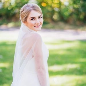 Cathedral Length Ivory Tool Wedding Veil
